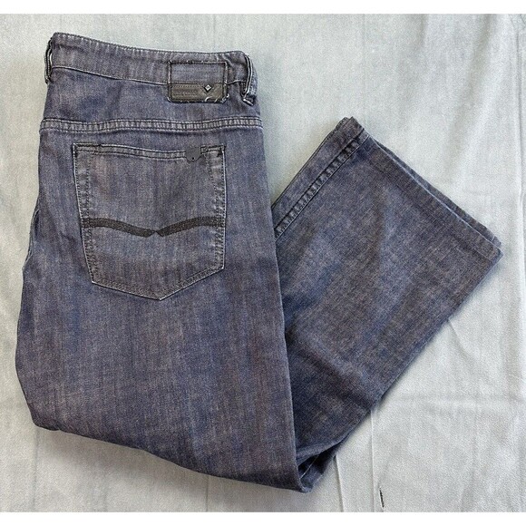 Buffalo David Bitton Jeans Blue Driven Denim Dark Wash Men's 38x32 SHORT INSEAM - Picture 1 of 10